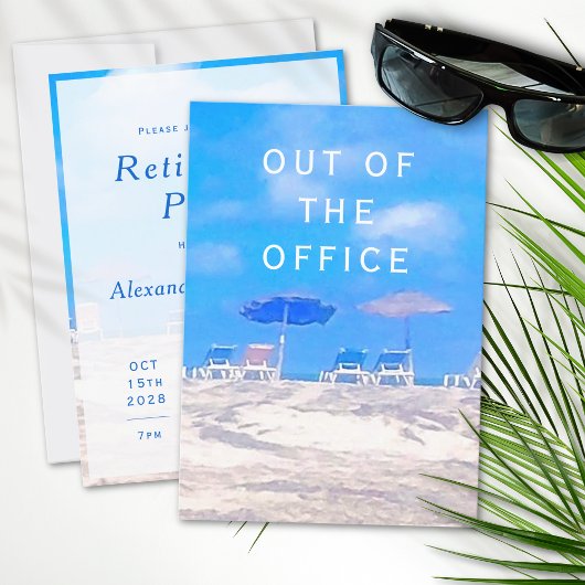 Aangepaste Happy Retirement Party-uitnodiging