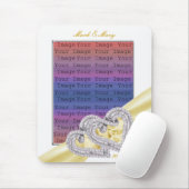 Aangepaste Harten Citroen Lint Muismat (Met muis)