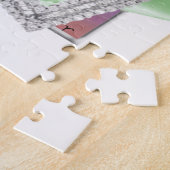 Aangepaste hartslag Limoen lint puzzle Legpuzzel (Zijkant)