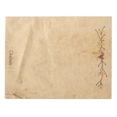 Aangepaste hartsterren Groot Notitieblok (Voorkant)