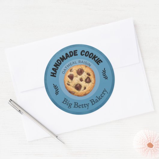 Aangepaste Havermout Raisin Cookie Labels | Gepers (Envelop)