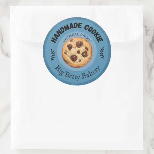 Aangepaste Havermout Raisin Cookie Labels | Gepers (Tas)