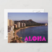 Aangepaste Hawaïaanse vakantie foto Briefkaart (Voorkant / Achterkant)