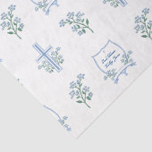 Aangepaste Heilige Doop Eerste Communie Bloemen Ba Tissuepapier (Detail)