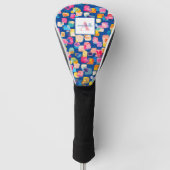 Aangepaste, heldere Abstracte naam Golfheadcover (Voorkant)