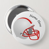 Aangepaste helm ronde button 4,0 cm (Voorkant /achterkant)