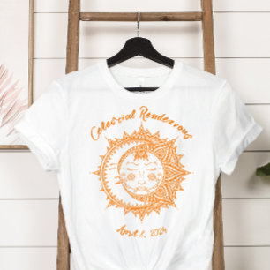 Aangepaste Hemel Hemelvaart Eclips  T-shirt