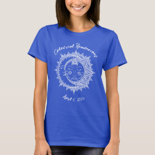 Aangepaste Hemel Hemelvaart Eclips T-shirt