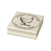 Aangepaste  Hen Land Boerderij Naam & Adres Rubberstempel (Stempel)