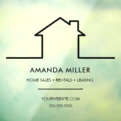 Aangepaste heraltor raamsticker (Vel 3)