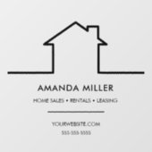 Aangepaste heraltor raamsticker (Vel)