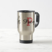 Aangepaste, herbruikbare koffiebeker reisbeker (Voorkant rechts)