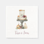 Aangepaste herfst Layer Cake Servet (Voorkant)