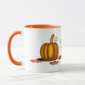 Aangepaste Herfst Mok met pompoenen (Links)