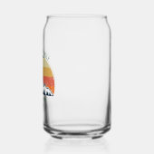 Aangepaste Herfst Retreat Sunset Mountain Party Blikvorm Glas (Links)