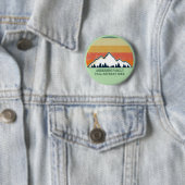 Aangepaste Herfst Retreat Sunset Mountain Party Ronde Button 5,7 Cm (In situ)