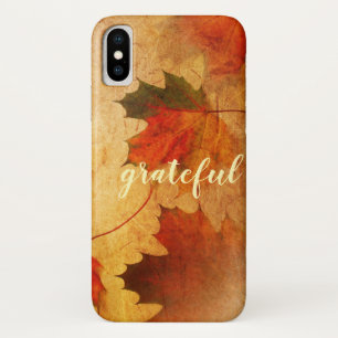 Aangepaste herfst Thanksgiving vakantie iPhone X Hoesje
