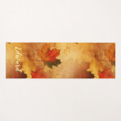 Aangepaste herfst Thanksgiving vakantie Yogamat (Voorkant (horizontaal))