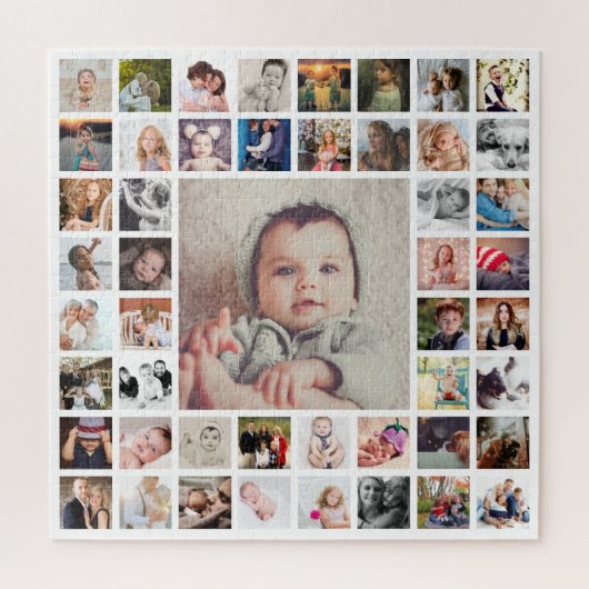 Aangepaste herinneringen voor de familie Foto Coll Legpuzzel (Verticaal)
