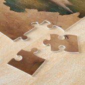 Aangepaste heteluchtballon | Antiek reis Legpuzzel (Zijkant)