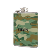 Aangepaste heupkolf | Ontwerp van het camouflage-p Heupfles (Links)