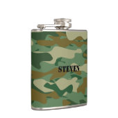 Aangepaste heupkolf | Ontwerp van het camouflage-p Heupfles (Rechts)