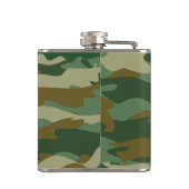 Aangepaste heupkolf | Ontwerp van het camouflage-p Heupfles (Achterkant)