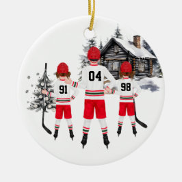 Aangepaste Hockey Ornament
