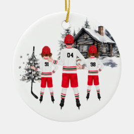 Aangepaste Hockey Ornament