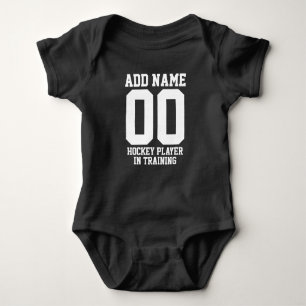 Aangepaste Hockey Player in training Romper