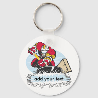 Aangepaste Hockey Player Sleutelhanger