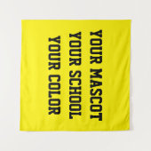 Aangepaste hoge-schoolvlag-banner wandkleed (Voorkant (horizontaal))