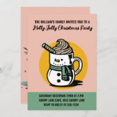 Aangepaste Holly Jolly kerstfeest Kaart (Voorkant / Achterkant)