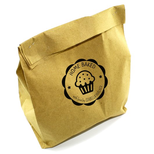 Aangepaste Home Baked Cupcakes Business Rubberstempel