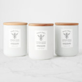 Aangepaste Homemade Honey Voedselcontainer Etiket (Flessen)