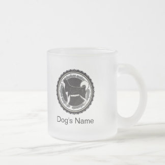 Aangepaste hond Alaskan Malamute met honden Namen Matglas Koffiemok