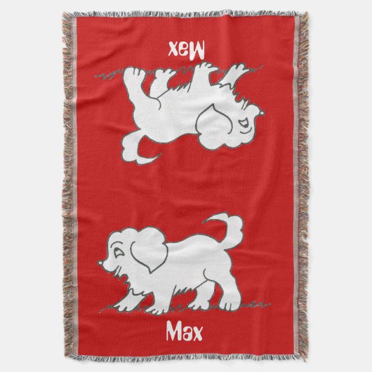 Aangepaste hond Blanket Deken (Voorkant Verticaal)