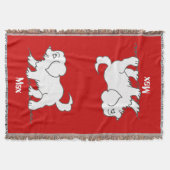 Aangepaste hond Blanket Deken (Voorkant)