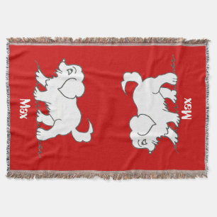 Aangepaste hond Blanket Deken