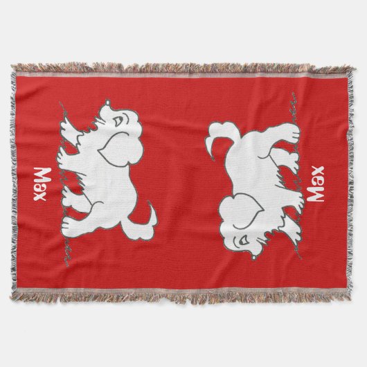 Aangepaste hond Blanket Deken (Voorkant)
