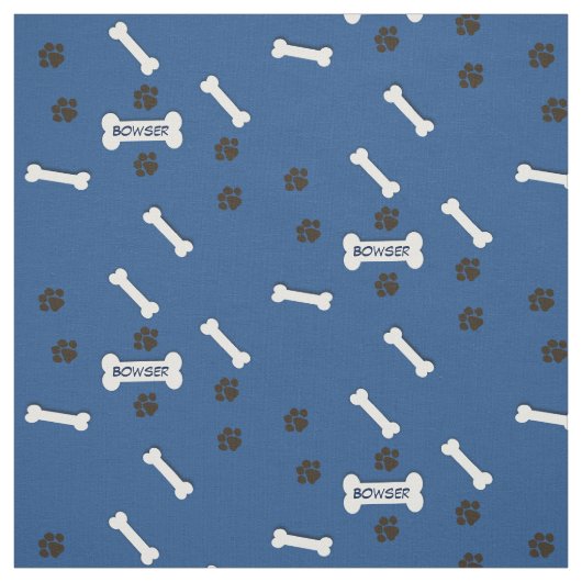 Aangepaste hond-botverbinding stof (Swatch)