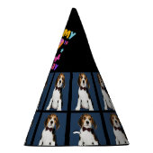 Aangepaste hond Foto 7e verjaardagsfeestje Pet Feesthoedjes (Rechts)