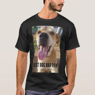 Aangepaste hond Foto Dog Pap T-shirt