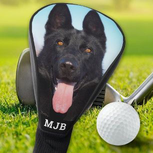 Aangepaste Hond Foto Duitse Herder Gepersonaliseer Golfheadcover