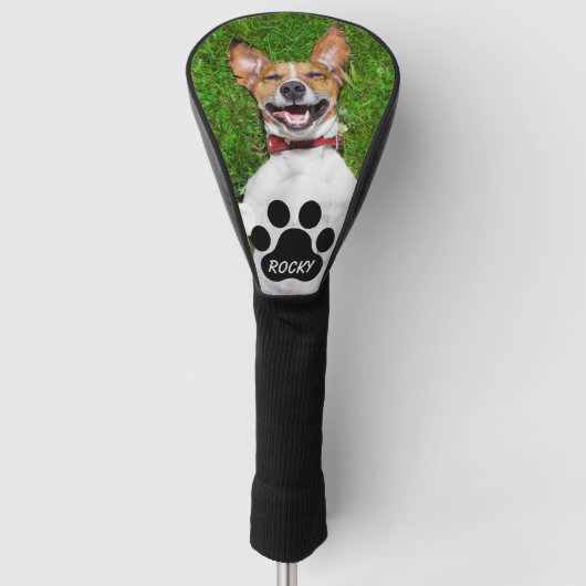 Aangepaste HOND Foto Golfheadcover (Voorkant)