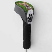 Aangepaste HOND Foto Golfheadcover (Schuin)