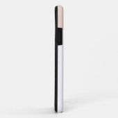 Aangepaste Hond Foto iPhone Case | Pastel Roze & N (Achterkant/rechts)