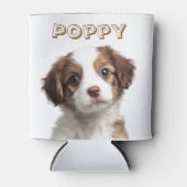 Aangepaste Hond Foto & Naam Koelbox Blikjeskoeler (Voorkant)
