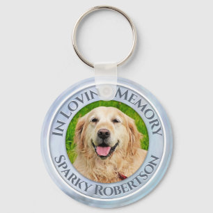 Aangepaste hond/gedenkteken sleutelhanger