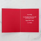 Aangepaste Hond, Kat, Huisdier Foto Vaderdag Roos  Kaart (Binnen)